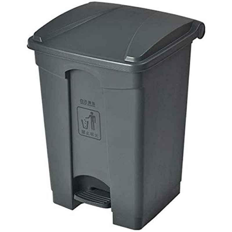 GFF 45L Grey Multifunction Garbage Tribe Trash Can with Plastic Handle