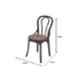 Supreme Pearl Plastic Jordan Brown Cushion Chair without Arm (Pack of 2)