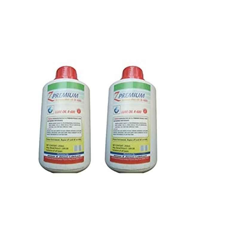 Z Premium 0.25 Litre R-600A Refrigeration Oil (Pack of 2)