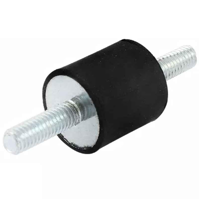 RS Pro M4 Anti Vibration Mount Male to Male Bobbin with 18.4kg Load, 1263941 (Pack of 8)