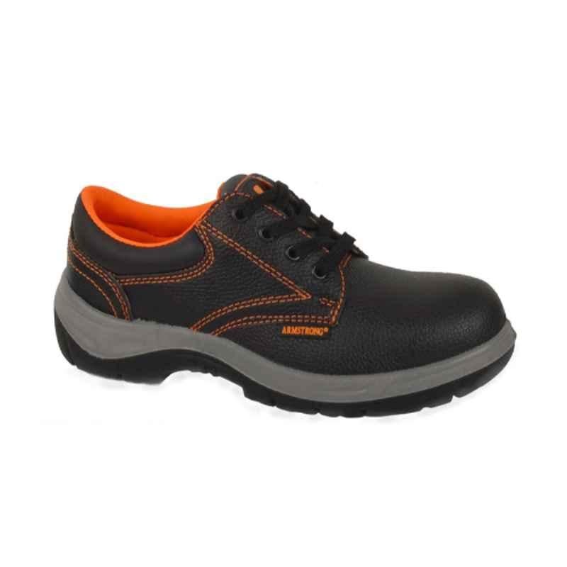 Armstrong PDK Steel Toe Black Safety Shoes, Size: 40