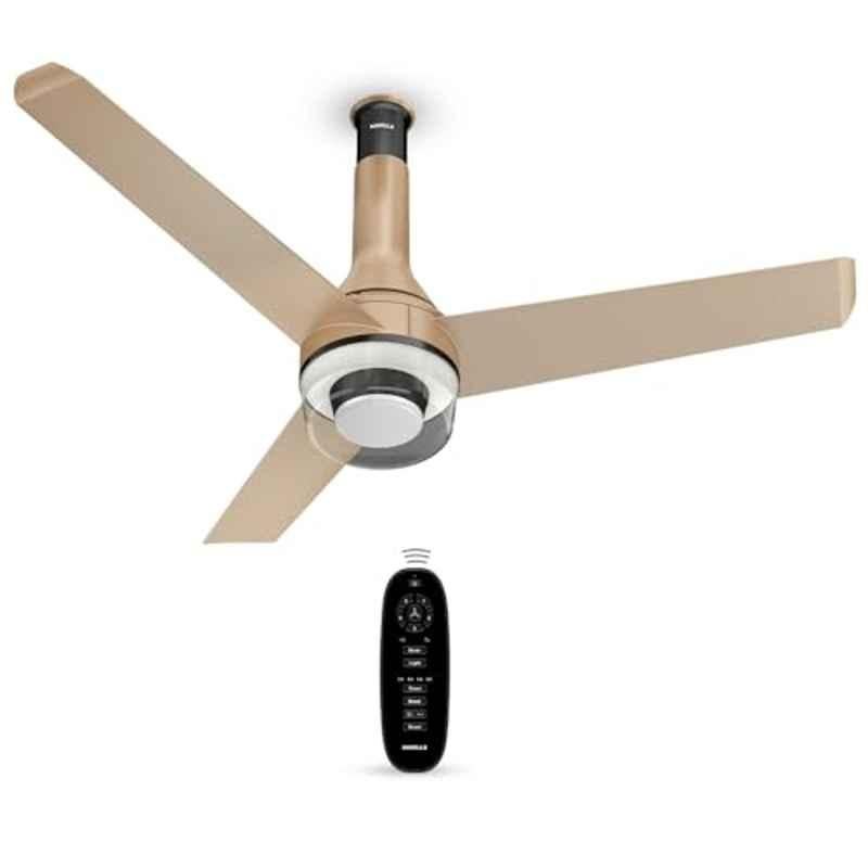 Havells Crista 40W 300rpm Champagne Cola 5 Star BLDC Ceiling Fan, Sweep: 1200 mm