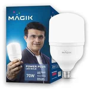 Magik Power Plus 70W 6500K B22 Cool White LED Bulb, LUPP070C1700