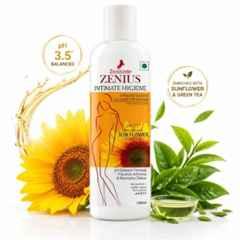 Zenius India 100ml Intimate Wash with Hibiscus Extract, Aloevera Extract & Sea Buckthorn Extract for Maintains pH Balance & Supports Healthy Intimate Flora