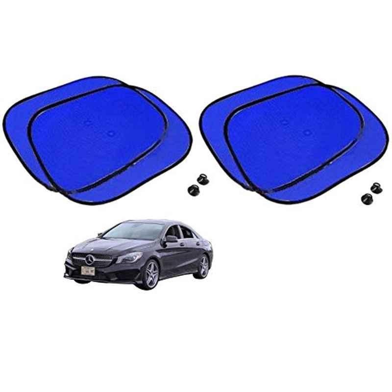 Kozdiko 4 Pcs Blue Chipkoo Car Window Sunshade Curtain Set for Mercedes Benz CLA-Class, koz_82976
