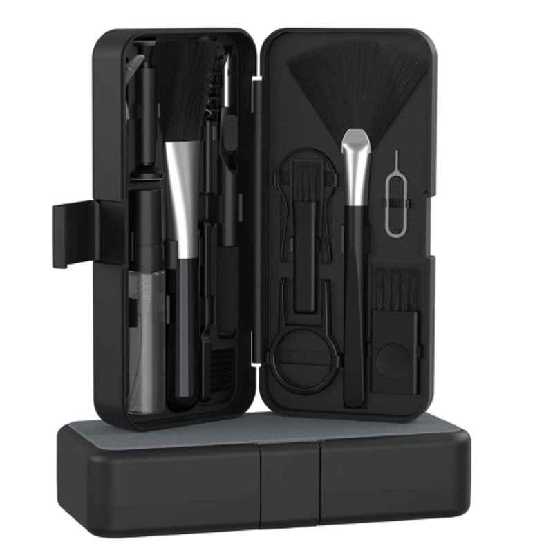 Portronics Clean N 18-in-1 ABS Black Smart Gadget Cleaning Kit for Smartphones, Tablets, Laptops & Earbuds, POR-2185