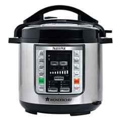 Wonderchef Nutri-Pot 6 Litre 1000W Electric Pressure Cooker with 2 Years Warranty, 63153102