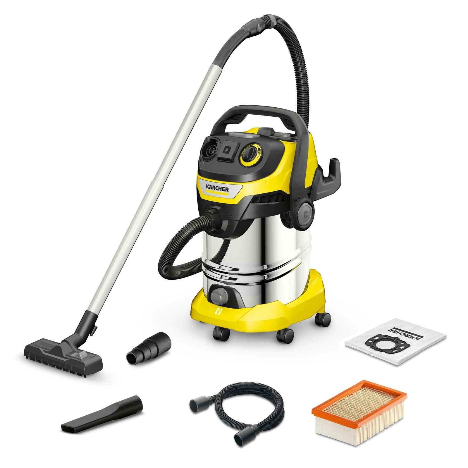 Buy Karcher WD3 EU-I/WD3 EU Black & Yellow Wet & Dry Vacuum Cleaner Online  At Best Price On Moglix