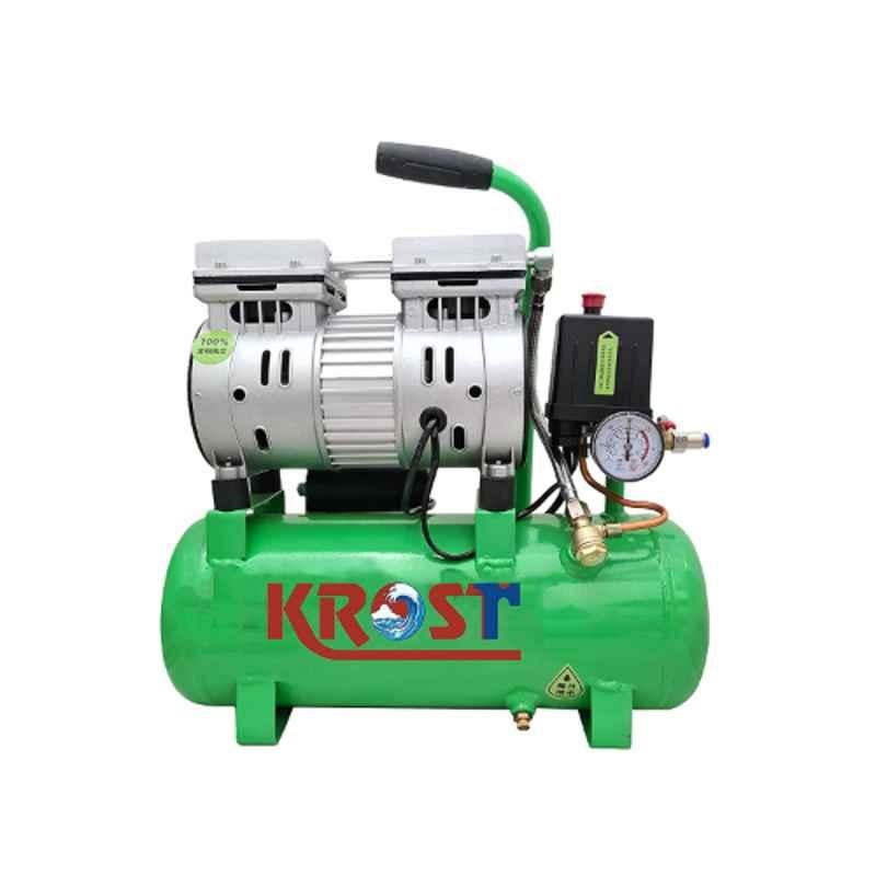 Krost 600W 9L Oil Free Silent Compressor with Pneumatic Stapler