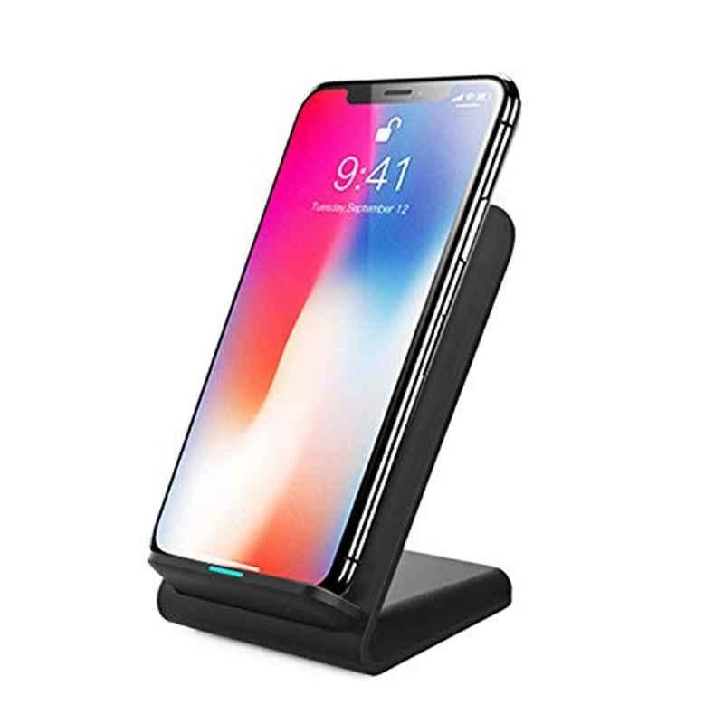 Trands 10W Black Fast Wireless Charger with Stand, TR-PC727
