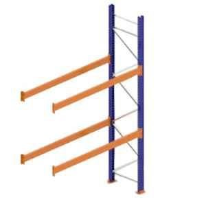 Godrej Ground Plus 2 Layers Steel Selective Pallet Racking, Max Load Capacity: 4000kg, Add on Unit: 3500x2300x800mm (HxWxD)