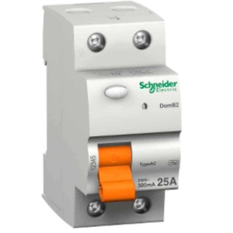 Schneider 16798 63A 300mA 2 Pole Residual Current Circuit Breaker