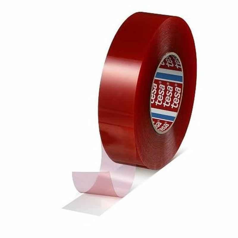 Tesa Double Sided Filmic Tape, 4965, 50 mmx50 m, Transparent