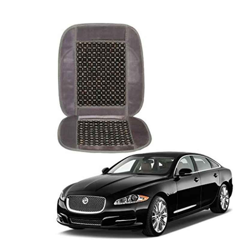 Kozdiko Wooden Beads Car Seat Cushion with Velvet Border for Jaguar Xj