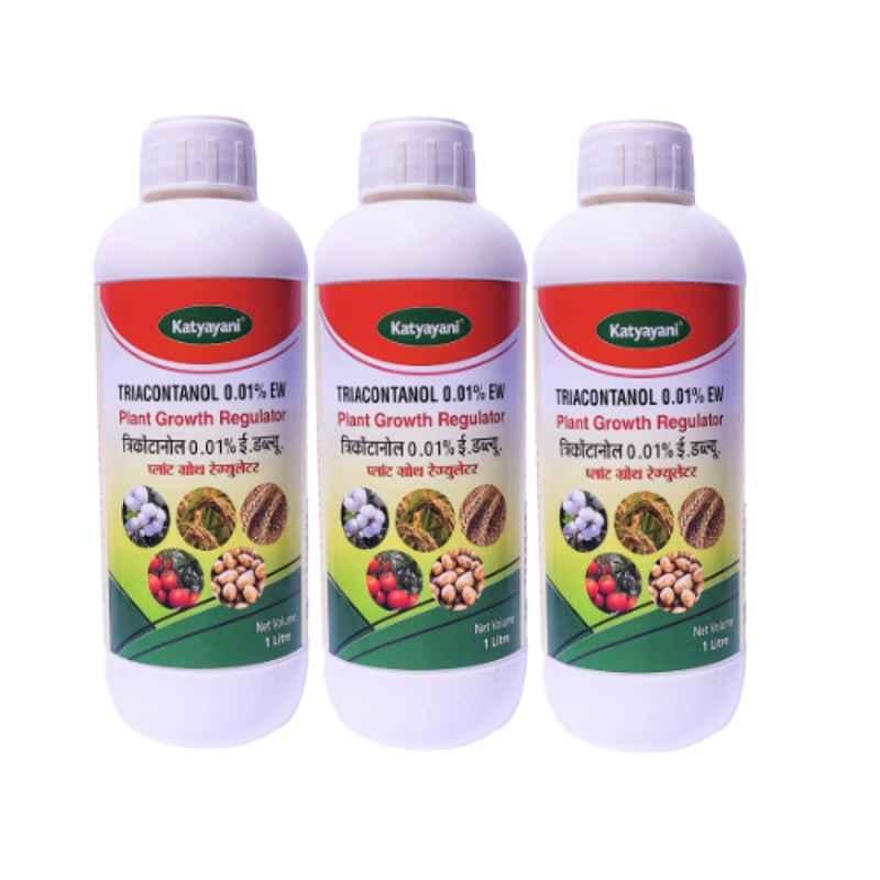 Katyayani 1L Triacontanol 0.1% EW Plant Growth Regulator (Pack of 3)