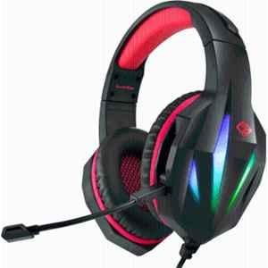 Cosmic Byte Uranus RGB LED Devil Red & Black On the Ear Wired Gaming Headphone