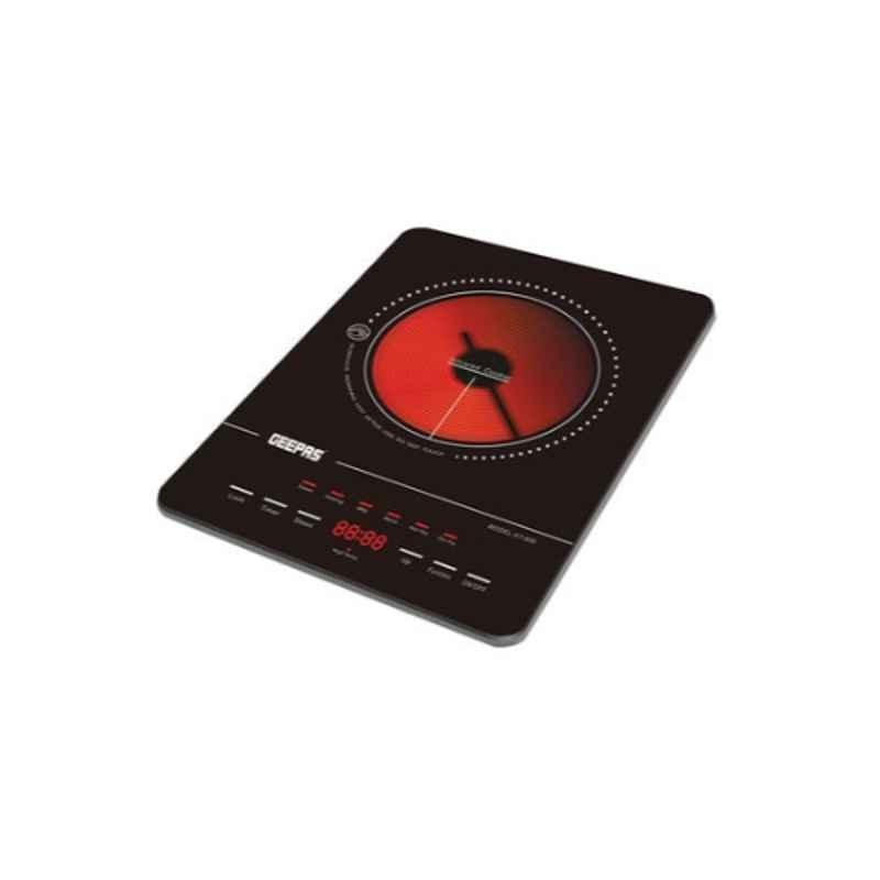 Geepas 2000W Black Infrared Stove Cooker, GIC33013