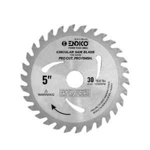Endico 5 inch 30 Teeth Stainless Steel TCT Circular Wood Saw Blade, WC-53A (Pack of 3)