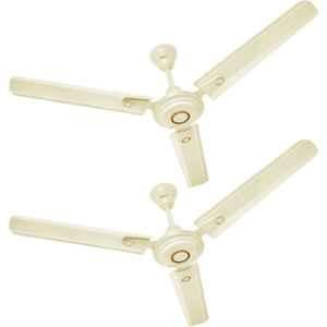 Almo Arjus 50W Ivory Super Shine Decorative Ultra High Speed Ceiling Fan, Sweep: 1200 mm (Pack of 2)