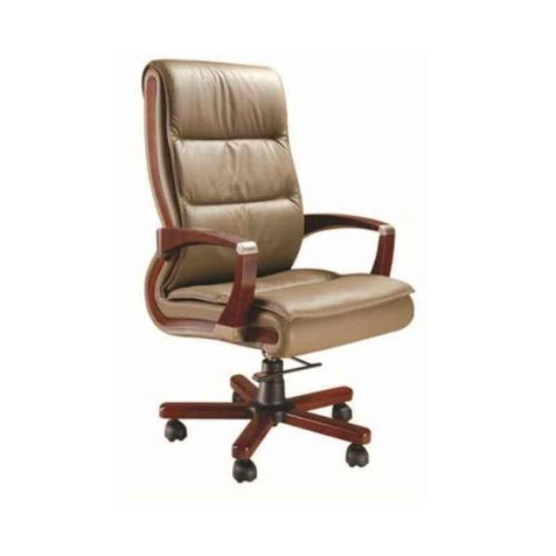 Buy Master Labs Leatherite Off White Knee Tilt Synchronic Revolving Office  Chair with Fixed Arm, MLF-003 Online At Best Price On Moglix