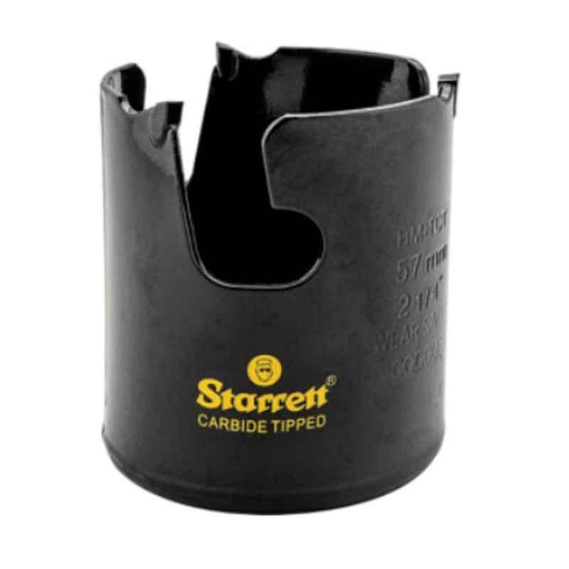 Starrett 57mm Black Tungsten Carbide Tipped Multi Purpose Hole Saw, MPH0214