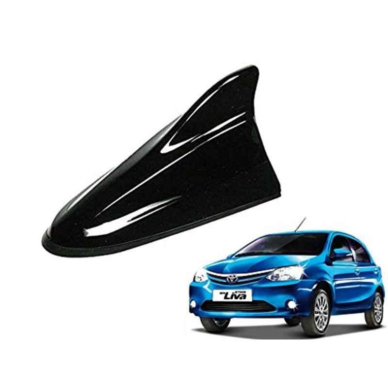 Kozdiko Black Shark Fin Signal Receiver Car Antenna for Toyota Etios Liva, koz_36698