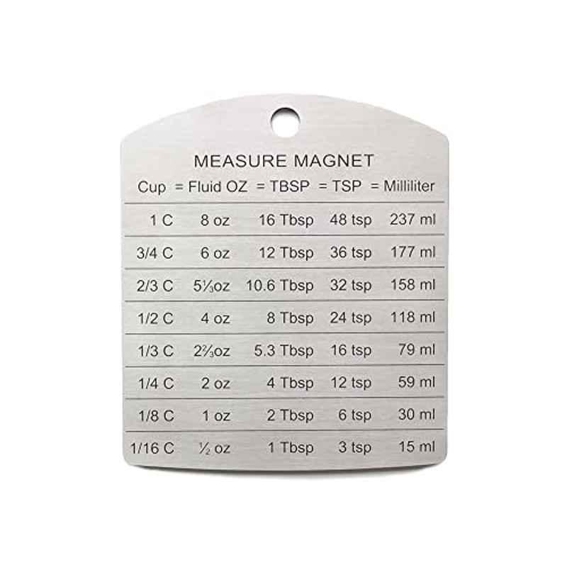 Stainless Steel Endurance Magnet Kitchen Measure