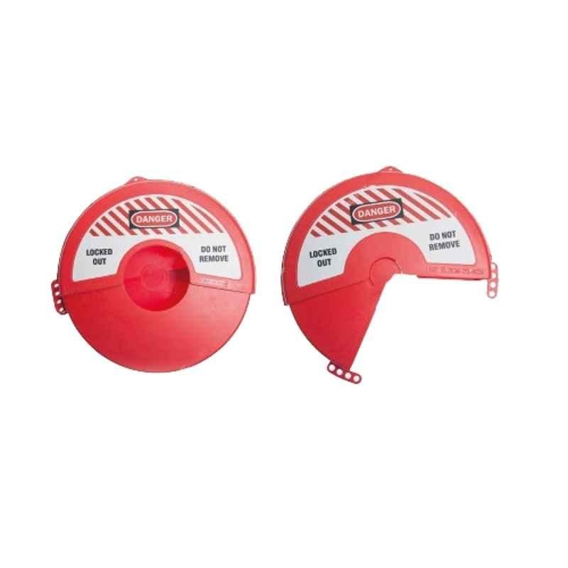 Loto-Lok 152-254mm Polypropylene Red Rotating Wheel Valve Lockout, VL-MST-F483
