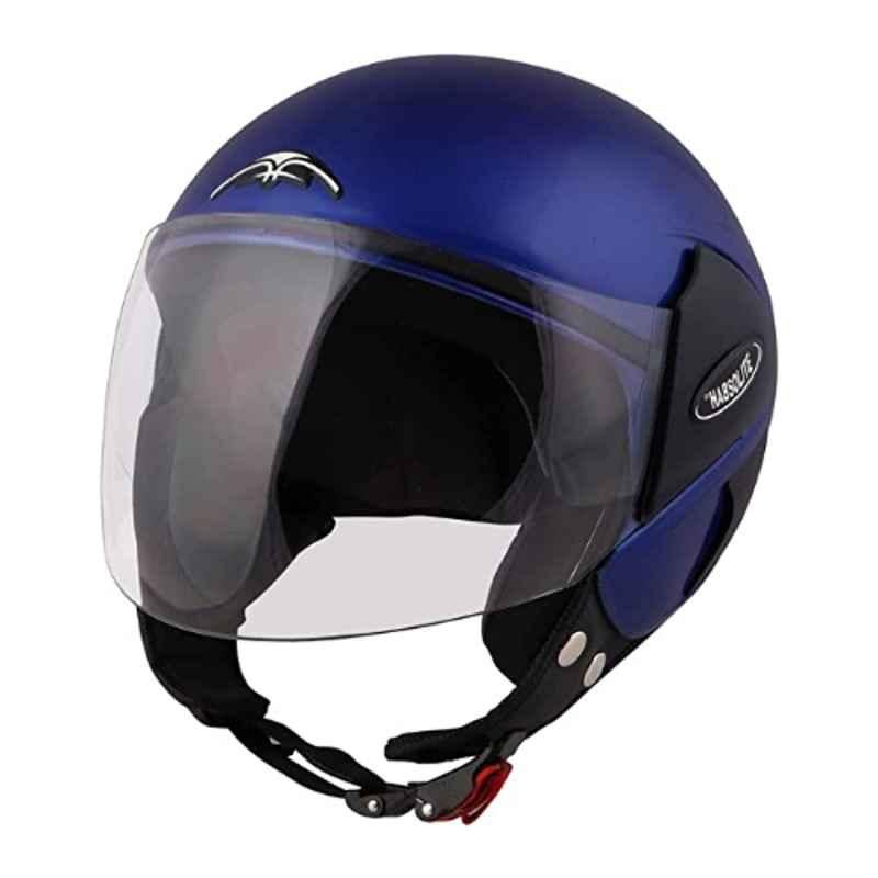 Habsolite HBESB Medium Blue Open Half Face Helmet, Estilo