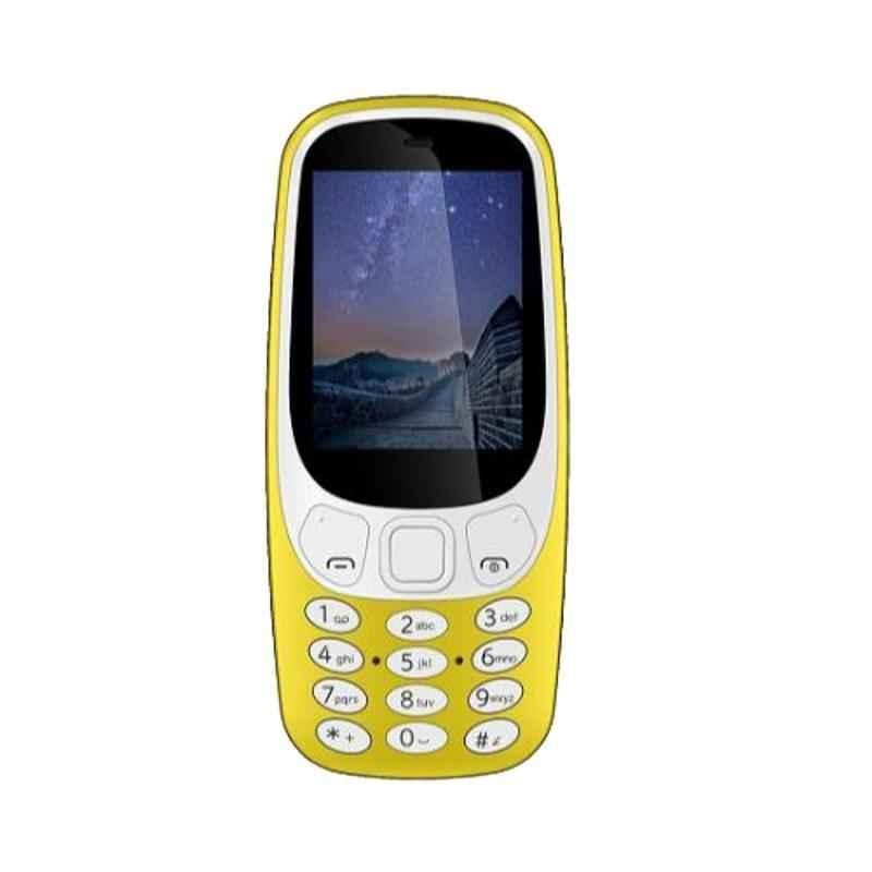 I kall K28 2.4 inch Yellow Colour Display Multimedia Phone (Pack of 10)