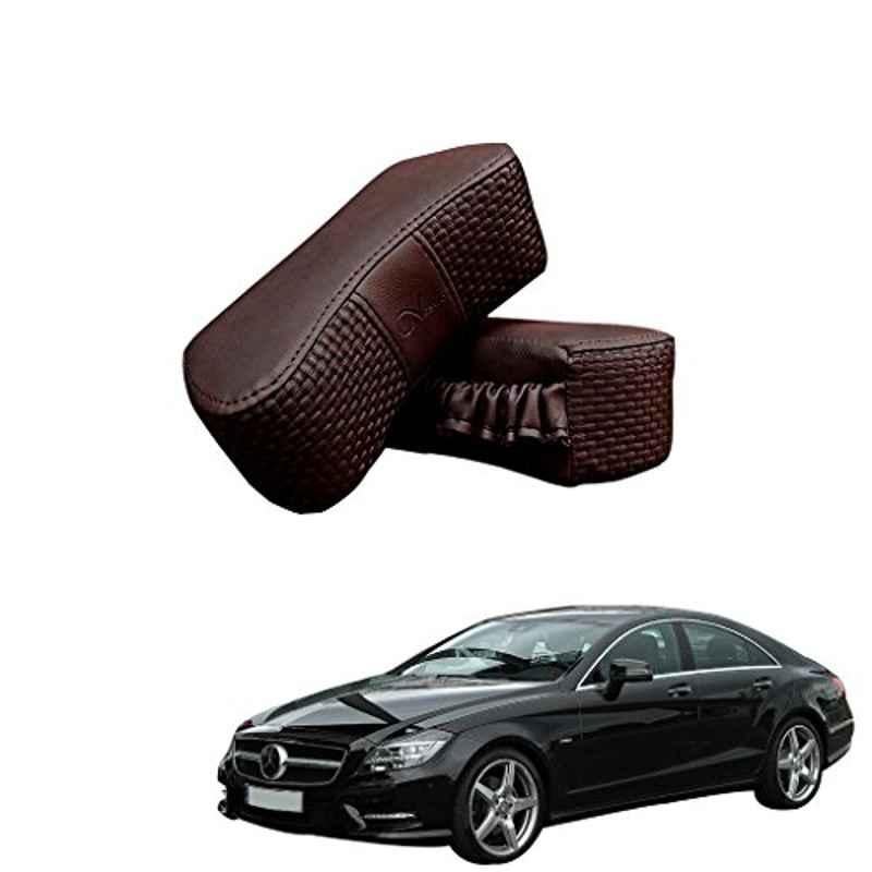 Kozdiko 2 Pcs Memory Foam Cola Neck Rest Cushion Pillow Set for Mercedes Benz CLS