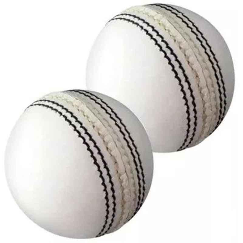 HTM Cricket Leather balls 2 PIECE/PART Cricket Leather Balls Cricket Leather Ball (Standard) (Pack of 2)