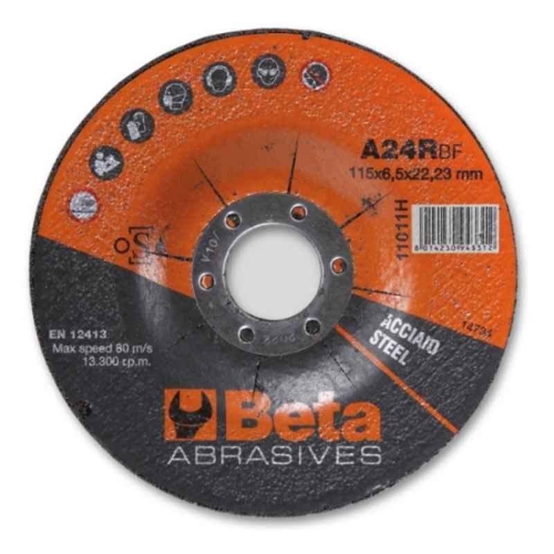 Beta 11011H 230mm A24R Abrasive Steel Grinding Disc with Depressed Centre, 110110730