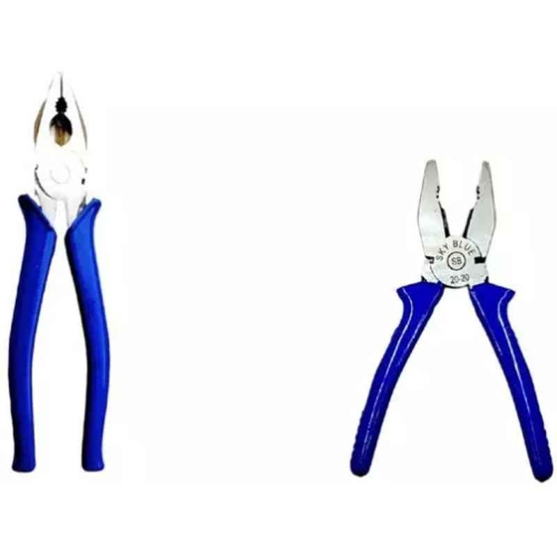 Sky Blue 2 Pcs 7.8 inch Groove Plier Combo, SBE_PLIER_COMBO_MOD_00211