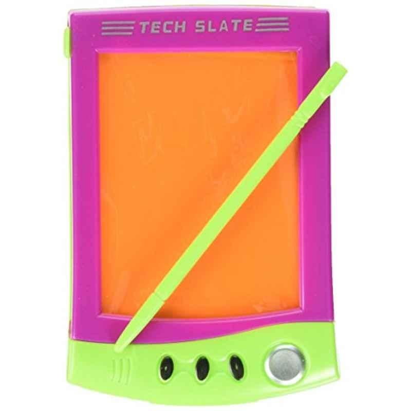 Neon Tech Scribble Drawing Slate with Sliding Eraser & Special Pen