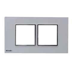Dewon Electric 4 Module Plastic White Wall Switch Board Plate