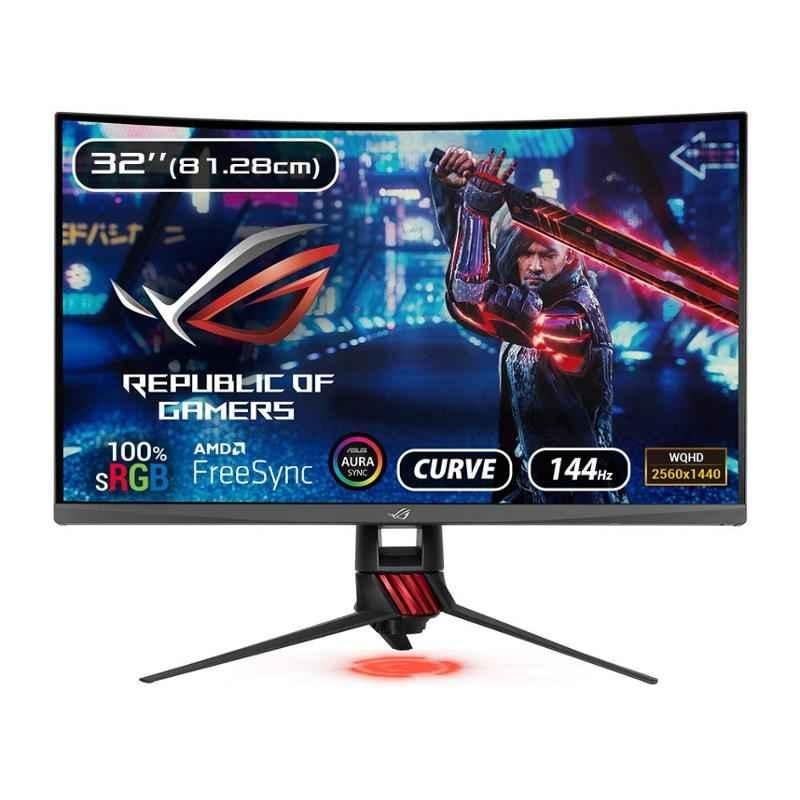 Asus ROG Strix XG32VQ 32 inch WQHD Curved Black LCD Gaming Monitor