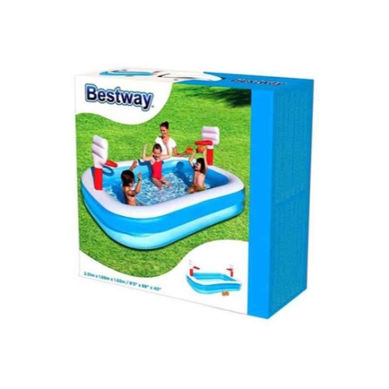 Bestway BW54122 251x102x168cm Basketball Play Paddling Pool, Bw54122