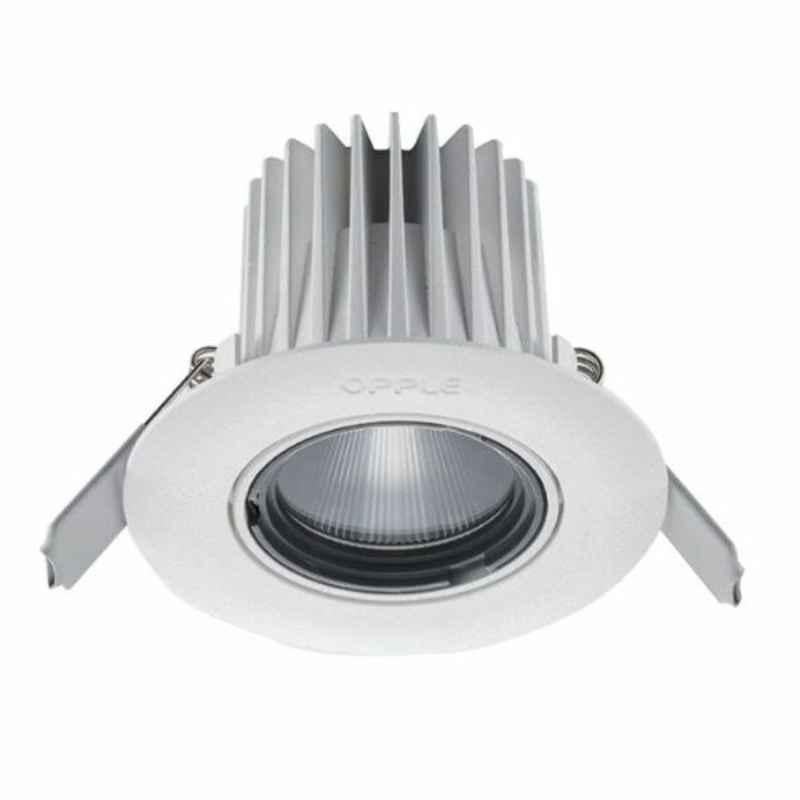 Opple 9W 220-240 VAC 5700K LED Spotlight, HQII-9W-DIM-5700-36D-WH-GP