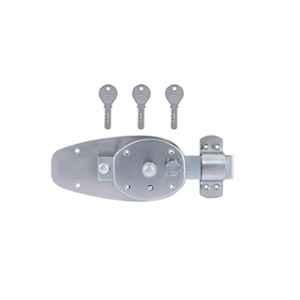 Foora 11 Chal Pin Brass Cylinder Stainless Steel Inter Door Lock with 3 Hi-Tech Keys, HT 6 Turn
