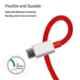 Bingo Red Type-C Fast Data Sync Fast Charging USB Data Cable