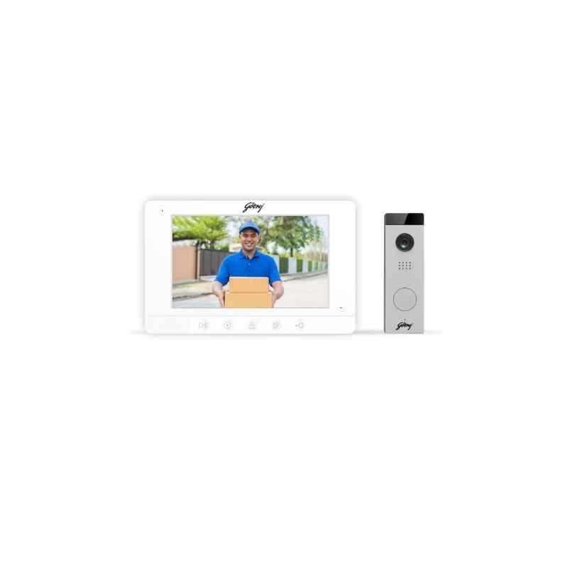 Godrej Seethru 7 Pro White Video Door Phone with Free installation from Godrej