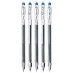 PENAC FX-3 0.7mm Blue Gel Pen, BA1601-03FPO5 (Pack of 5)