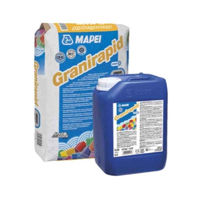 Mapei Granirapid 22.5kg Grey Powder & 5.5kg Liquid Cementitious Adhesive