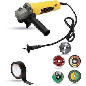 Walkers 800W 4 inch Angle Grinder with 5 Pcs Wheel & Electrical Tape, WKCB475