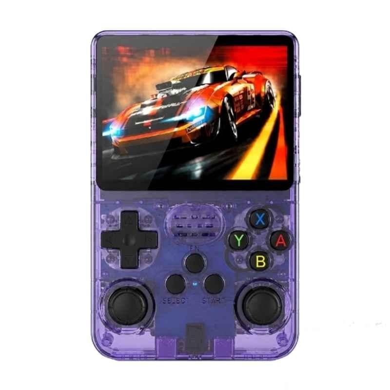 OneXsale R36S 640x480p 3.5 inch Screen Transparent Purple Retro Handheld Game Console