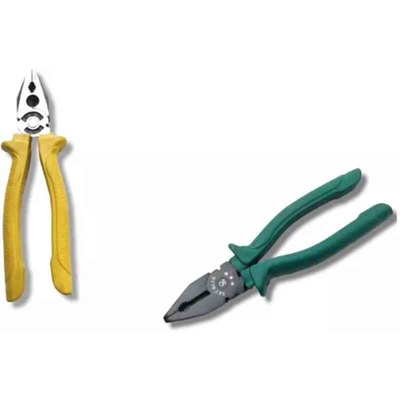 Sky Blue 2 Pcs 7.8 inch Lineman Plier Combo, SBE_PLIER_0060