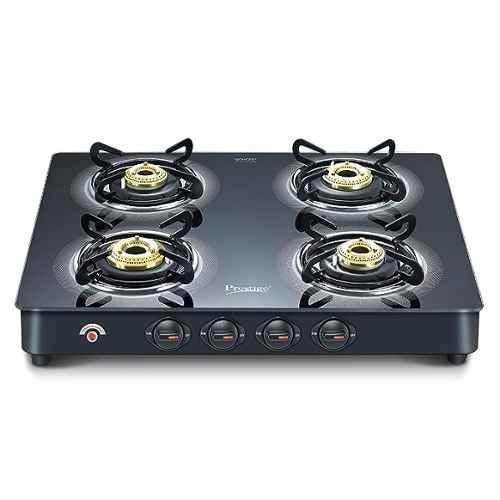 prestige stainless steel gas stove 4 burner