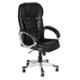 High Living Artemis Leatherette High Back Black Office Chair