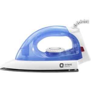 Orient Panache Crystal 1100W Blue Dry Iron with Weilburger Non-Stick Soleplate, DIPCC11WB (Pack of 4)